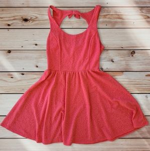 LC Lauren Conrad womens coral pink summer dress